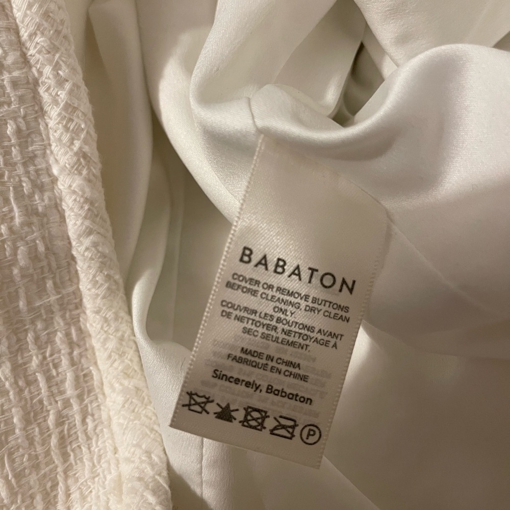 Babaton White Textured Blazer - Picture 12 of 13